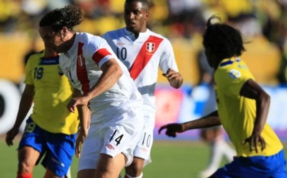 Perú vs Ecuador, Alineaciones, Eliminatorias Brasil 2014
