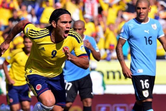 Uruguay vs Colombia Eliminatorias Brasil 2014